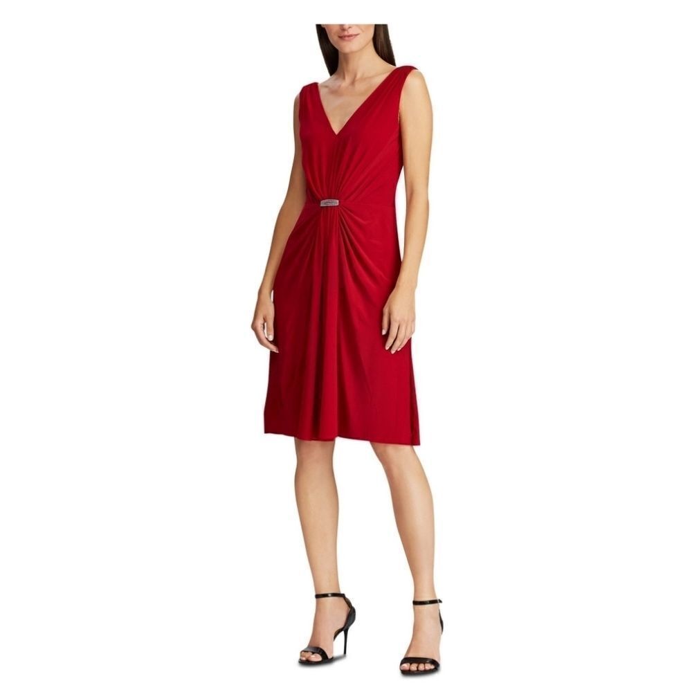 Ralph Lauren Embellished Sleeveless Dress